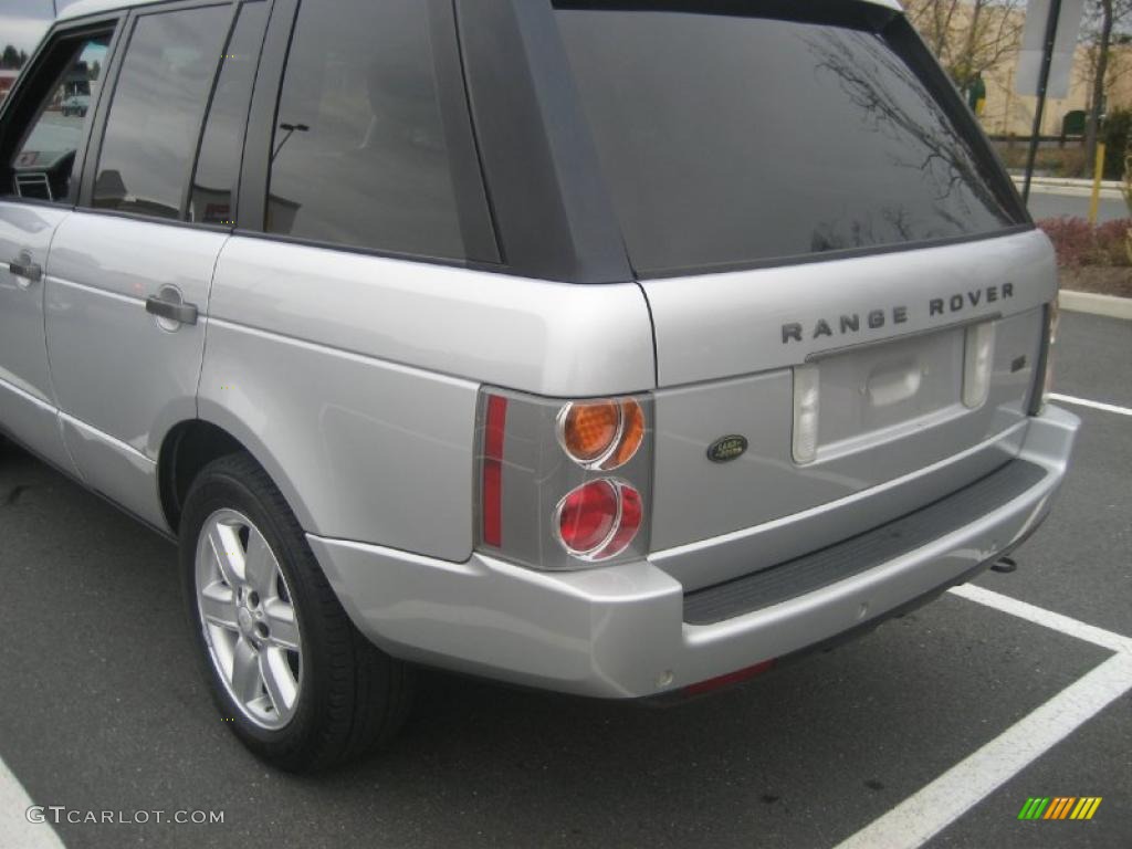2005 Range Rover HSE - Zambezi Silver Metallic / Jet Black photo #11