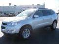 2011 Silver Ice Metallic Chevrolet Traverse LT  photo #1