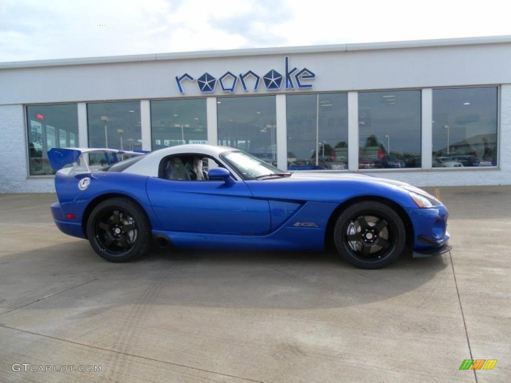 2010 Viper ACR Roanoke Dodge Edition Coupe - Viper GTS Blue/Silver / Black photo #1