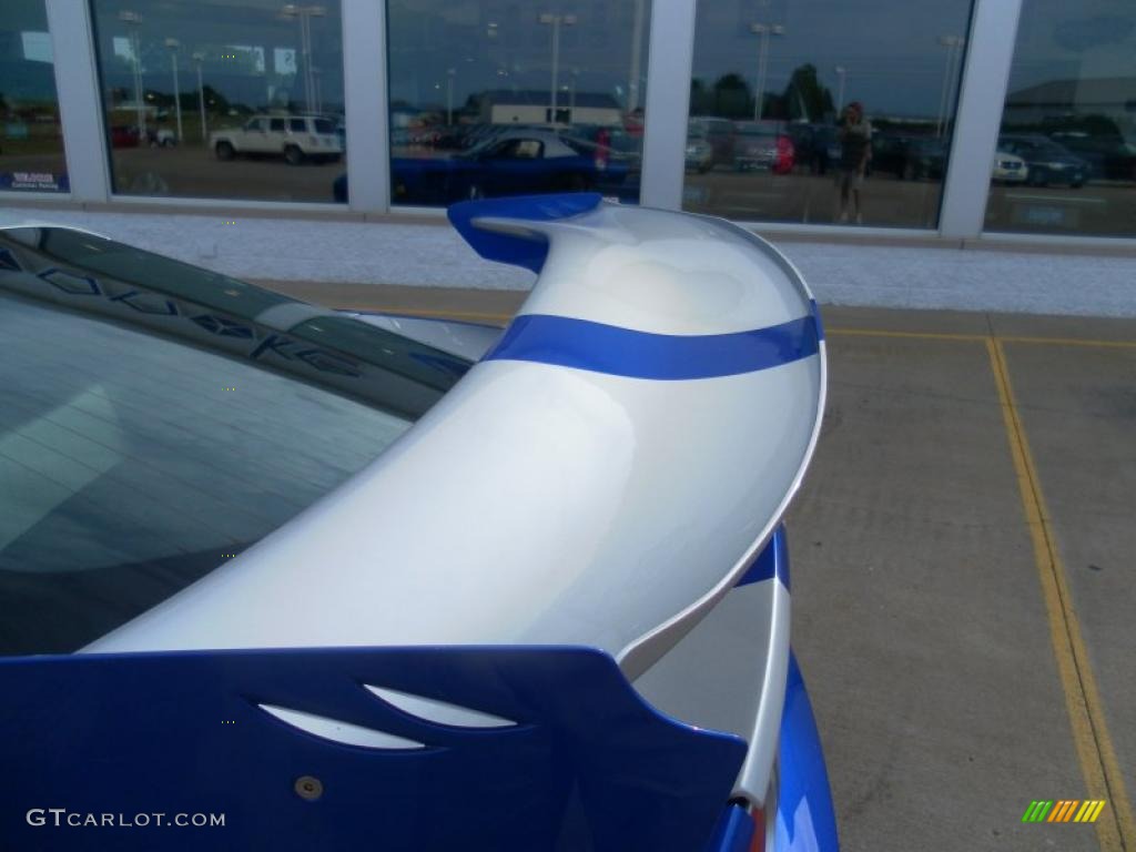 Viper GTS Blue/Silver 2010 Dodge Viper ACR Roanoke Dodge Edition Coupe Exterior Photo #39440518