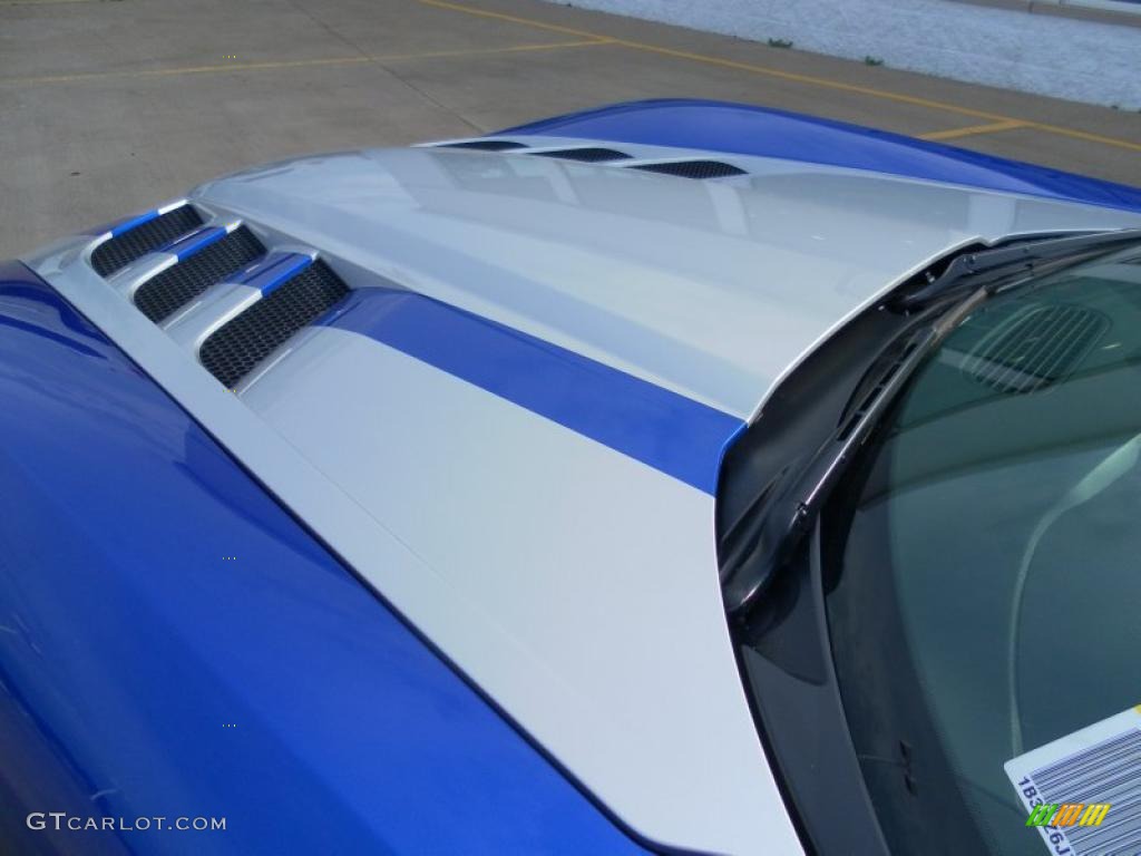Viper GTS Blue/Silver 2010 Dodge Viper ACR Roanoke Dodge Edition Coupe Exterior Photo #39440630