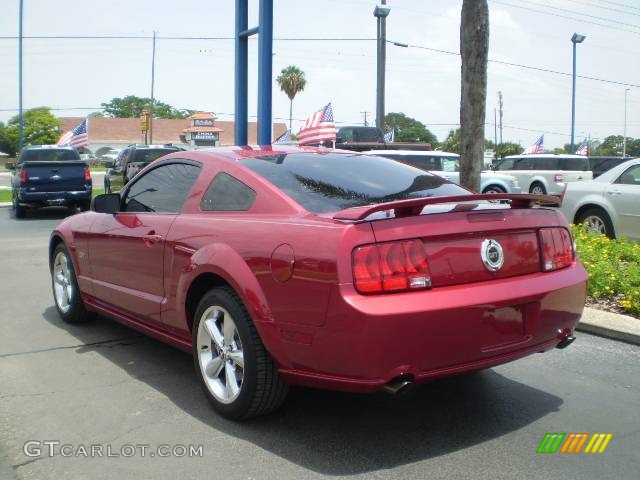 2007 Mustang GT Coupe - Redfire Metallic / Black/Dove Accent photo #3