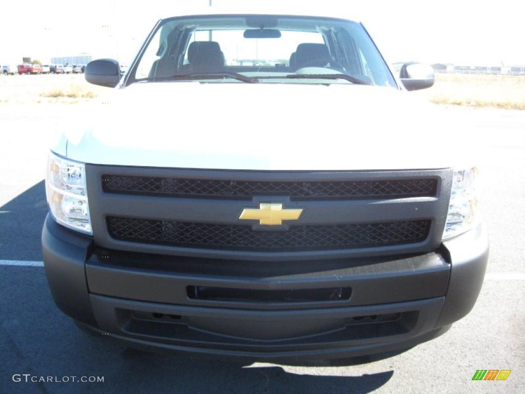 2011 Silverado 1500 Extended Cab - Summit White / Dark Titanium photo #2