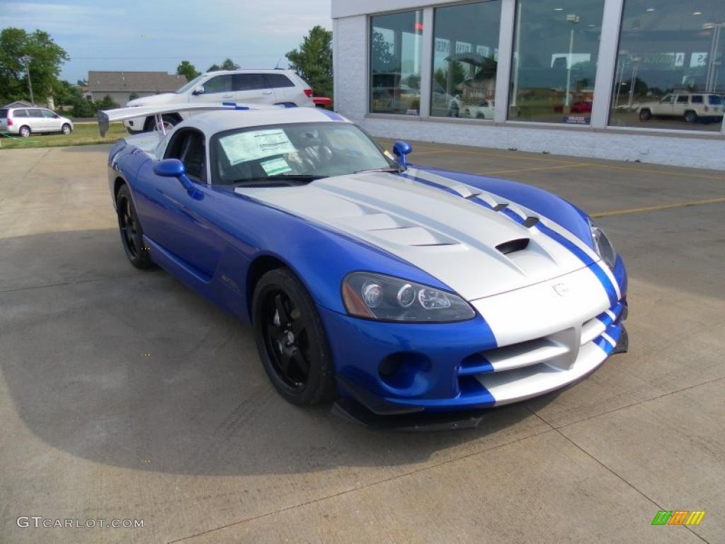 2010 Viper ACR Roanoke Dodge Edition Coupe - Viper GTS Blue/Silver / Black photo #40
