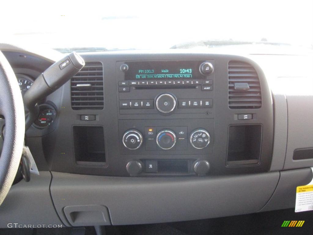 2011 Silverado 1500 LS Extended Cab - Steel Green Metallic / Dark Titanium photo #8