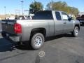 2011 Steel Green Metallic Chevrolet Silverado 1500 LS Extended Cab 4x4  photo #4