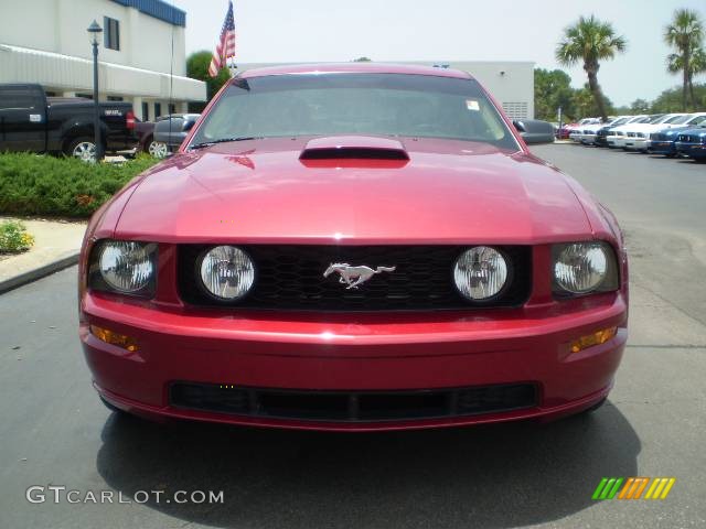 2007 Mustang GT Coupe - Redfire Metallic / Black/Dove Accent photo #8