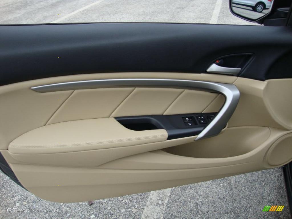 2008 Accord EX-L V6 Coupe - Polished Metal Metallic / Ivory photo #14