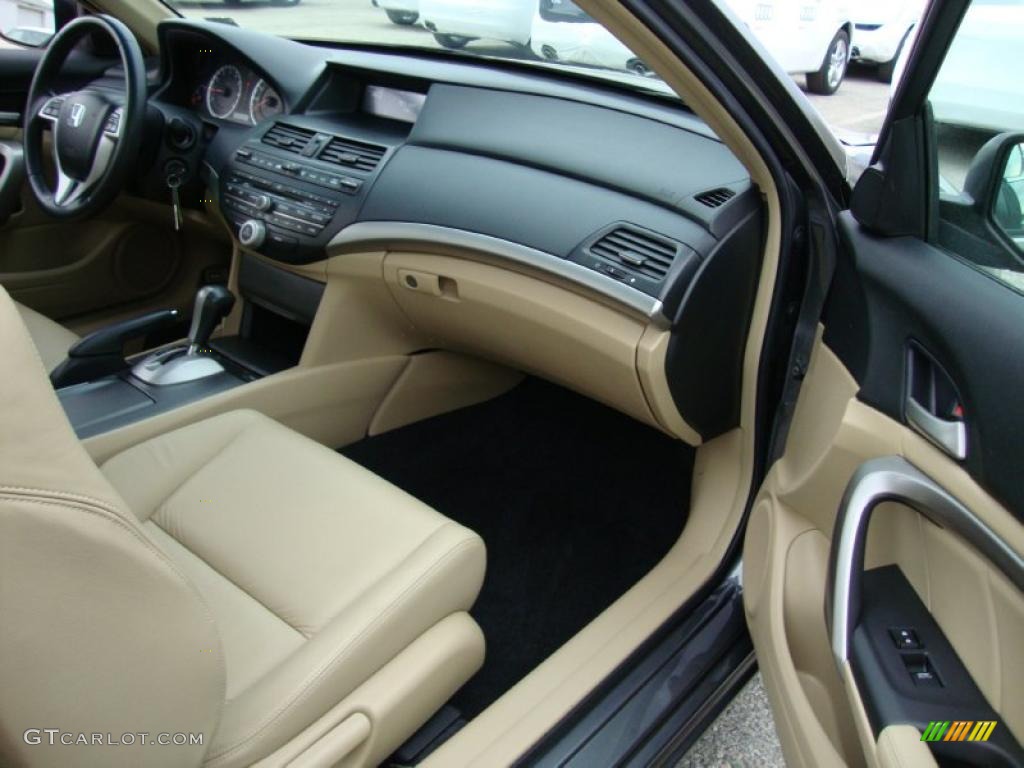 2008 Accord EX-L V6 Coupe - Polished Metal Metallic / Ivory photo #19