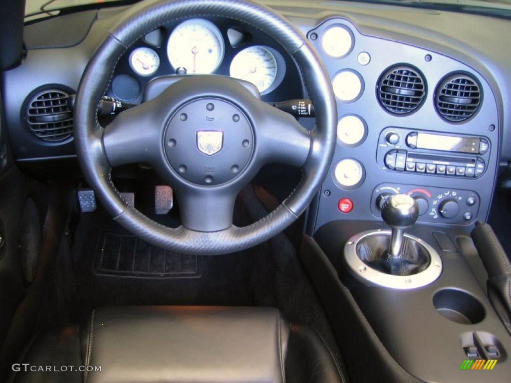 2006 Dodge Viper SRT-10 Black/Black Dashboard Photo #39443938