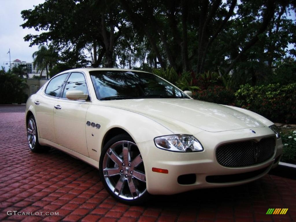 Bianco Fuji Pearlescent 2008 Maserati Quattroporte Sport GT S Exterior Photo #39444242