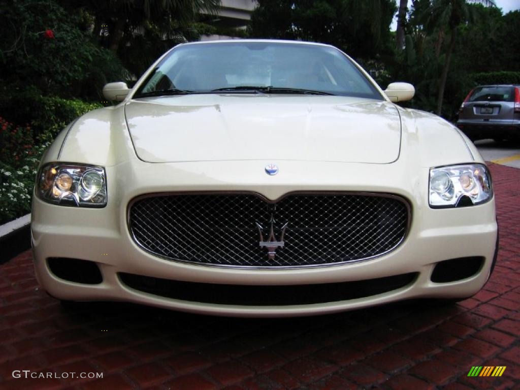 2008 Quattroporte Sport GT S - Bianco Fuji Pearlescent / Cuoio Sella photo #7