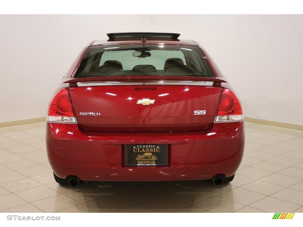 2008 Impala SS - Red Jewel Tintcoat / Ebony Black photo #6