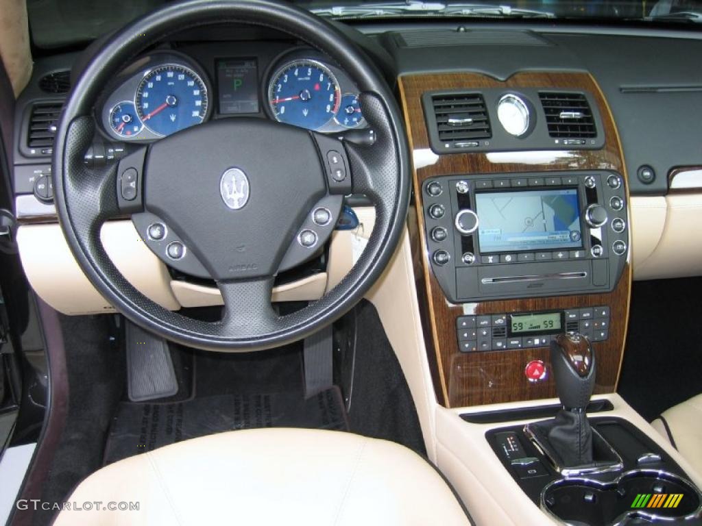 2009 Maserati Quattroporte S Sabbia Dashboard Photo #39445634
