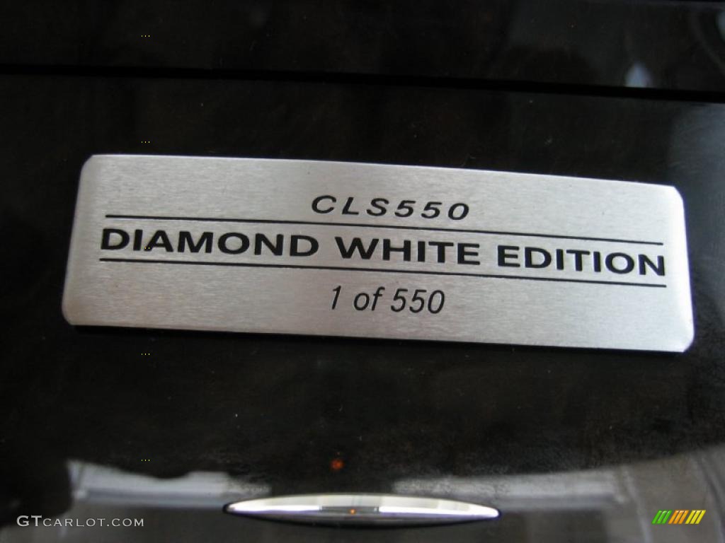2008 Mercedes-Benz CLS 550 Diamond White Edition Marks and Logos Photo #39446430