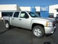 Sheer Silver Metallic - Silverado 1500 LT Crew Cab 4x4 Photo No. 1