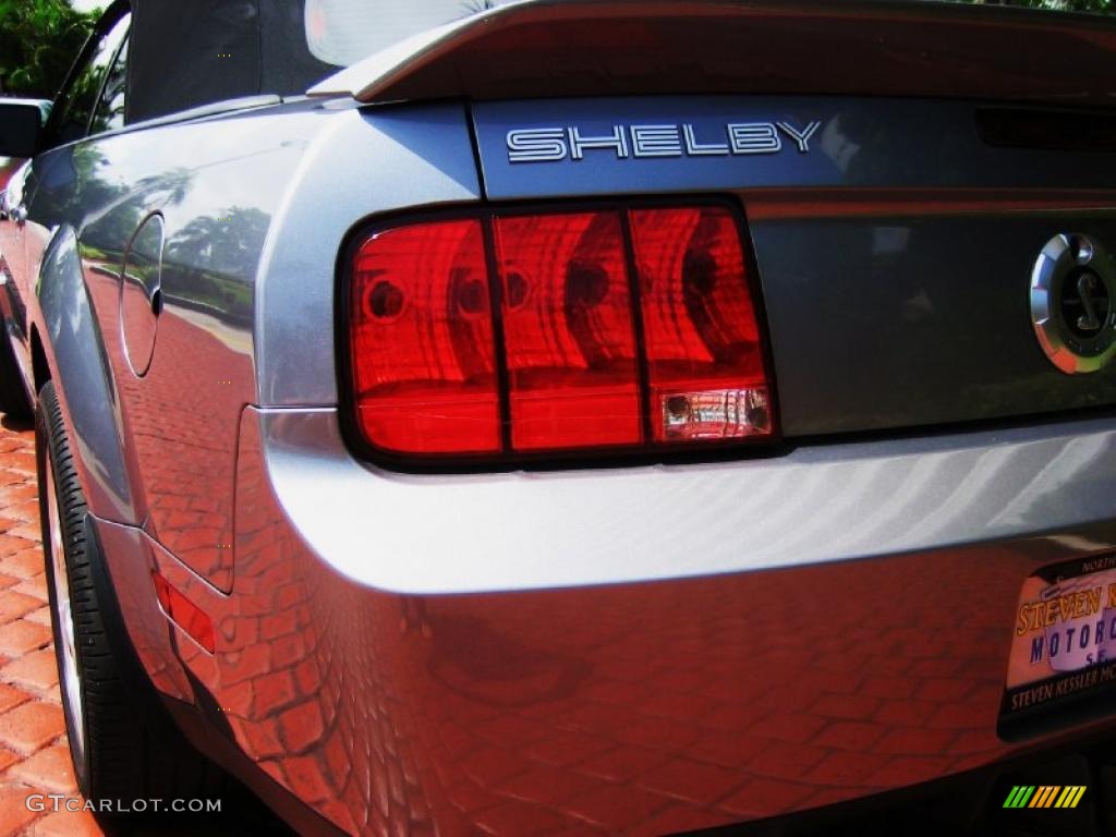 2007 Mustang Shelby GT500 Convertible - Tungsten Grey Metallic / Dark Charcoal photo #11