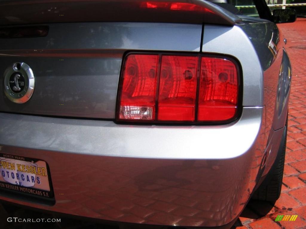 2007 Mustang Shelby GT500 Convertible - Tungsten Grey Metallic / Dark Charcoal photo #12