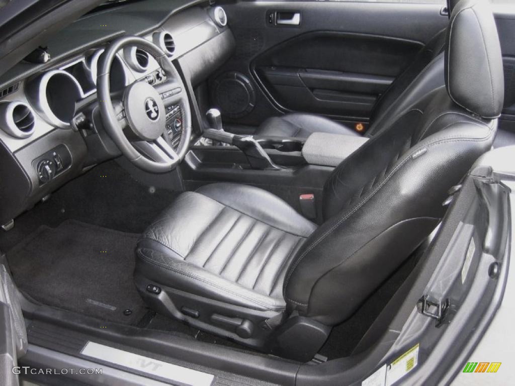 Dark Charcoal Interior 2007 Ford Mustang Shelby GT500 Convertible Photo #39448434