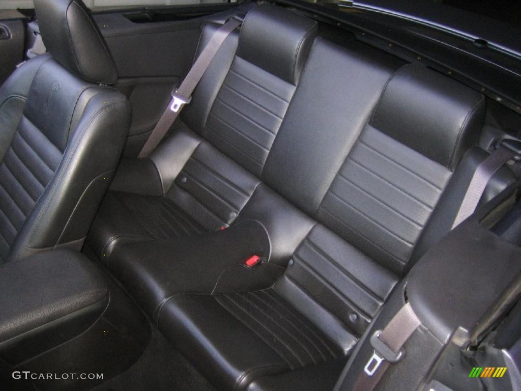 Dark Charcoal Interior 2007 Ford Mustang Shelby GT500 Convertible Photo #39448482