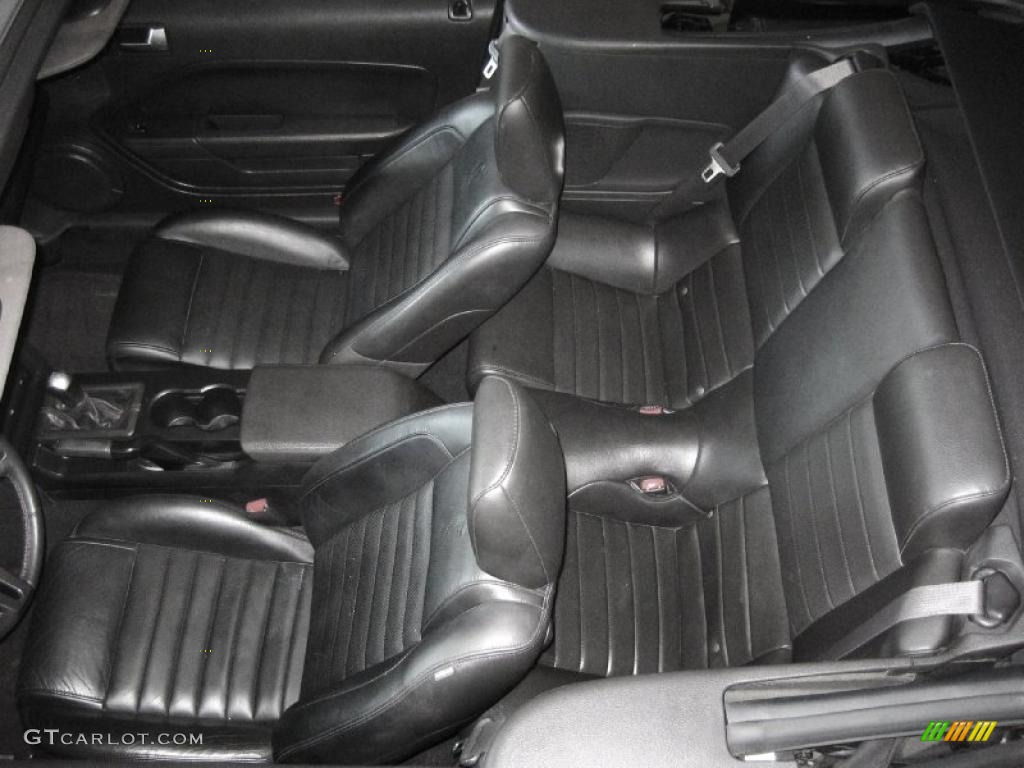 Dark Charcoal Interior 2007 Ford Mustang Shelby GT500 Convertible Photo #39448490