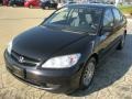 2005 Nighthawk Black Pearl Honda Civic LX Sedan  photo #2