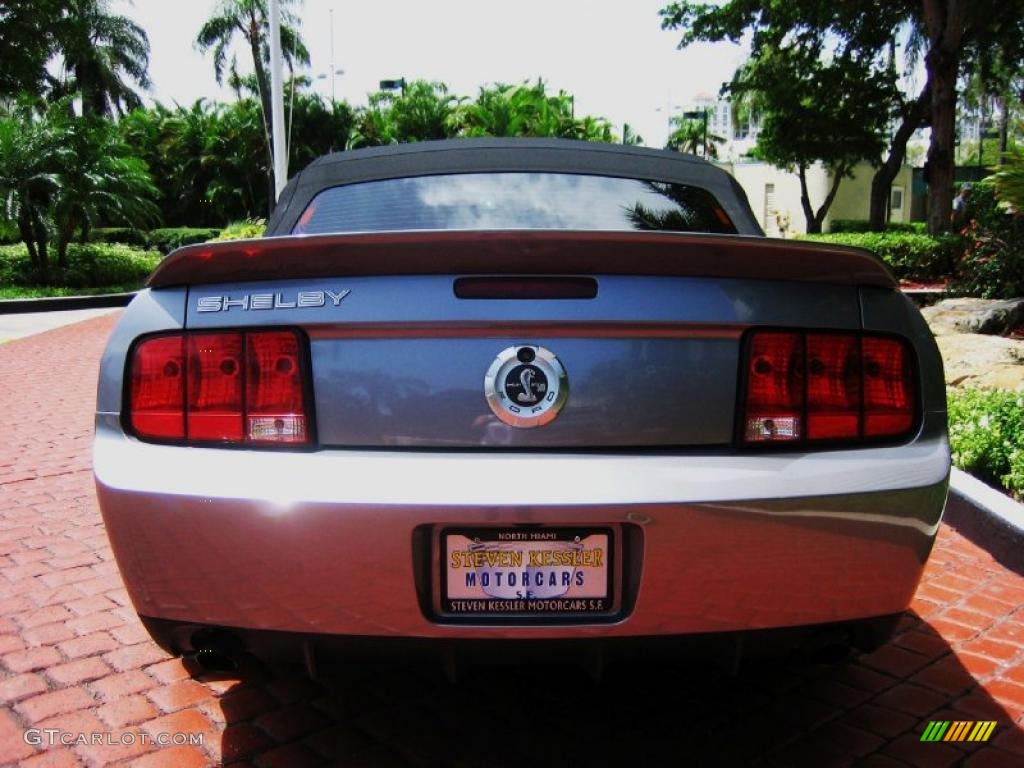 2007 Mustang Shelby GT500 Convertible - Tungsten Grey Metallic / Dark Charcoal photo #34