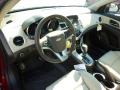 Cocoa/Light Neutral Leather Prime Interior Photo for 2011 Chevrolet Cruze #39450058