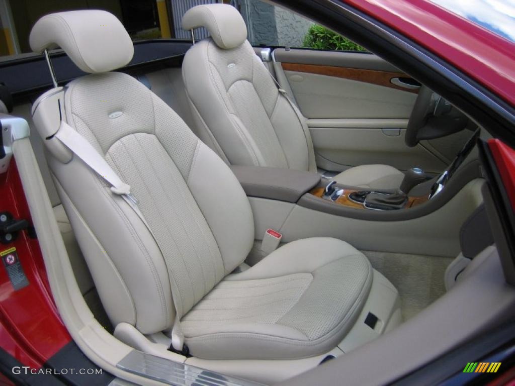 2008 SL 55 AMG Roadster - Mars Red / Stone photo #19