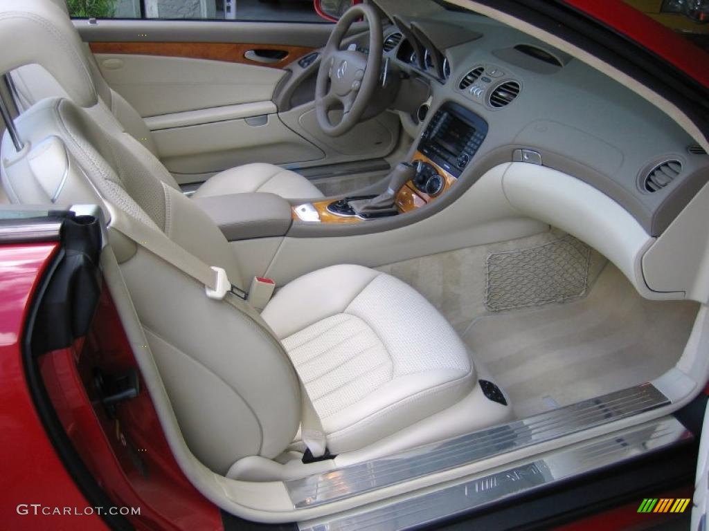 Stone Interior 2008 Mercedes-Benz SL 55 AMG Roadster Photo #39451095