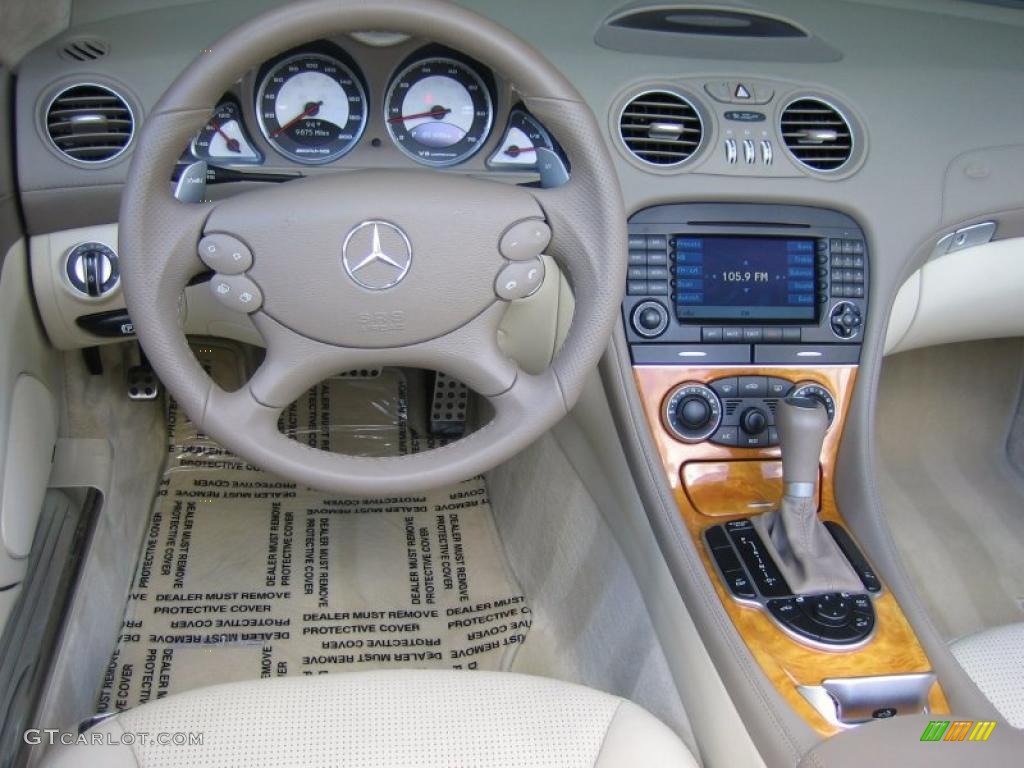 2008 Mercedes-Benz SL 55 AMG Roadster Stone Dashboard Photo #39451110