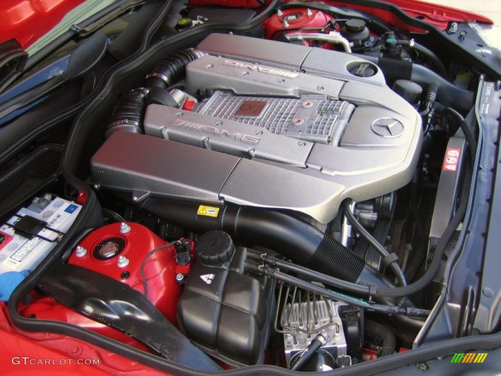 2008 Mercedes-Benz SL 55 AMG Roadster 5.5 Liter AMG Supercharged SOHC 24-Valve VVT V8 Engine Photo #39451490