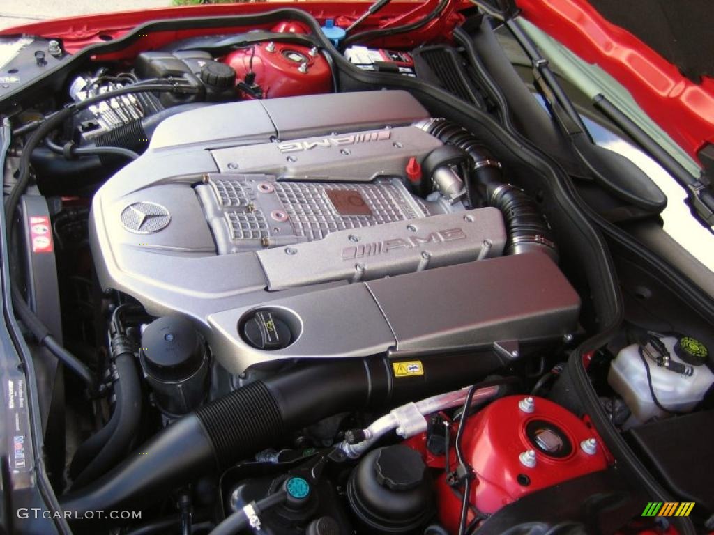 2008 SL 55 AMG Roadster - Mars Red / Stone photo #46