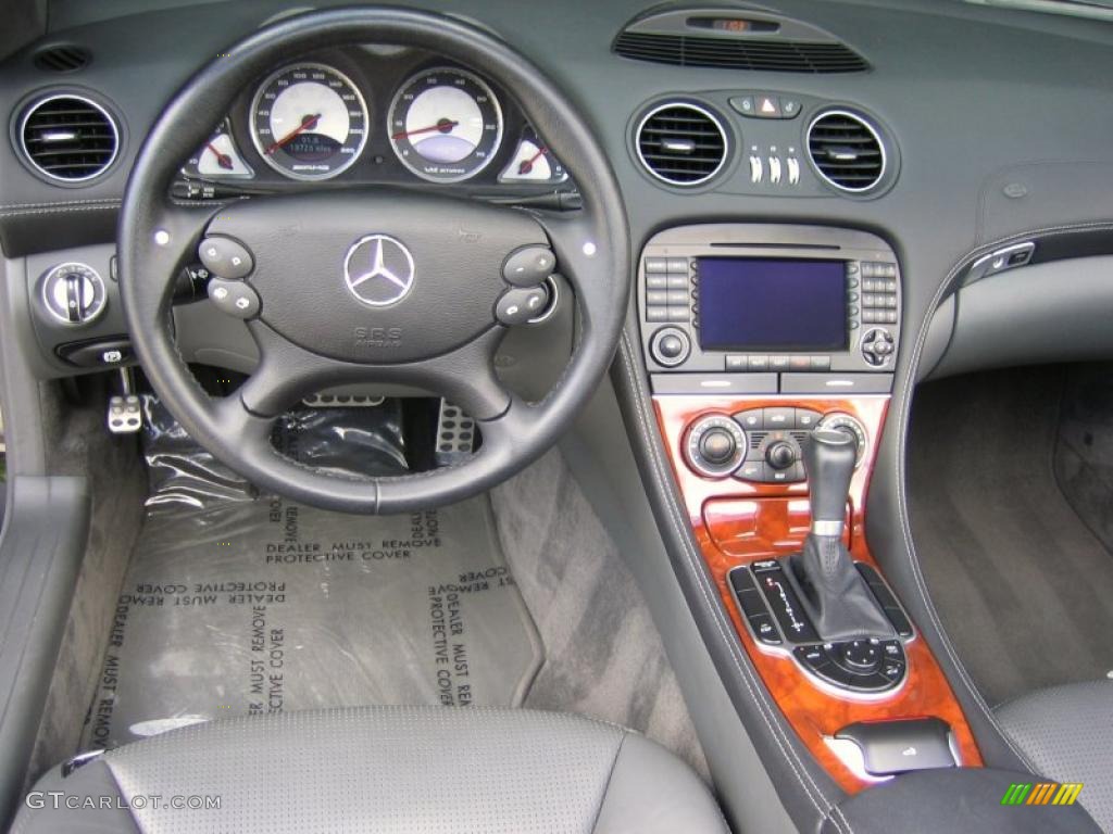 2005 Mercedes-Benz SL 65 AMG Roadster Charcoal Dashboard Photo #39451934