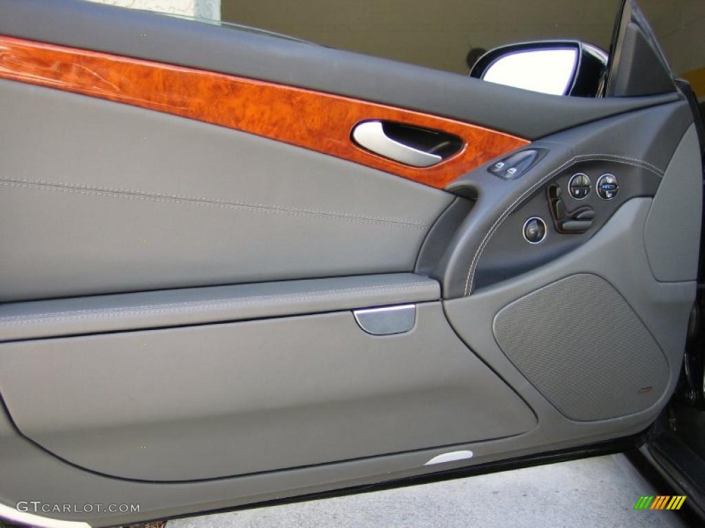 2005 Mercedes-Benz SL 65 AMG Roadster Charcoal Door Panel Photo #39452150