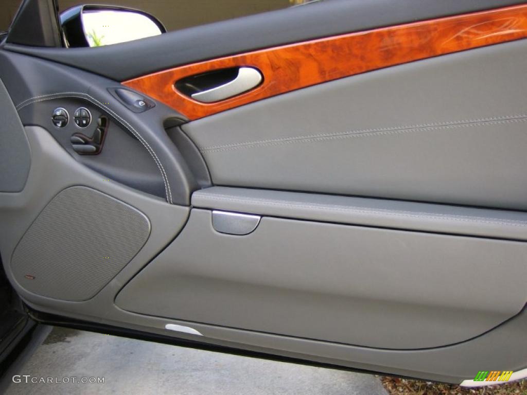 2005 Mercedes-Benz SL 65 AMG Roadster Charcoal Door Panel Photo #39452204