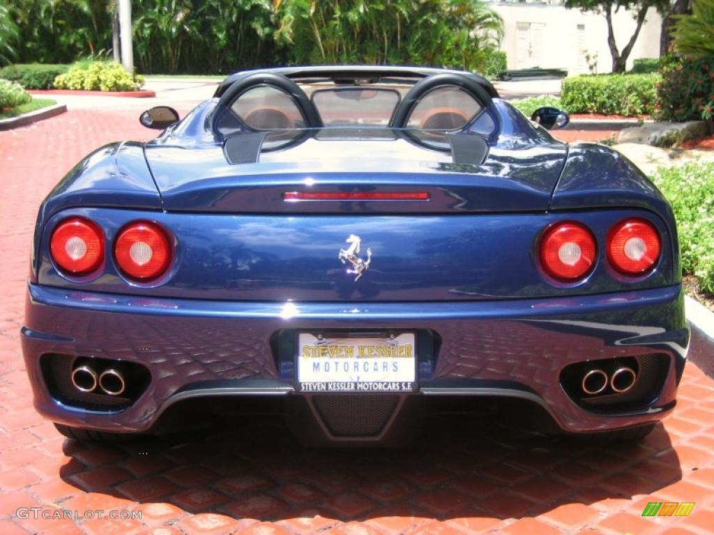 Tour de France Blue 2004 Ferrari 360 Spider F1 Exterior Photo #39452594