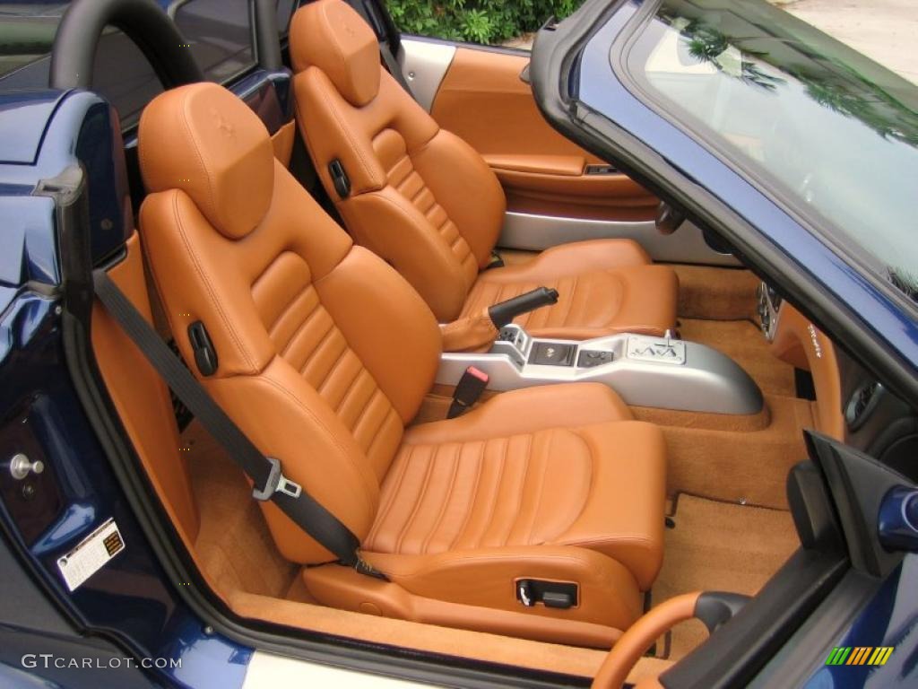 Tan Interior 2004 Ferrari 360 Spider F1 Photo #39452686