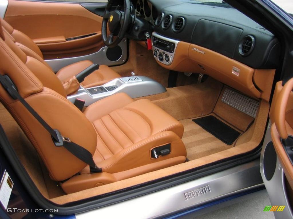 Tan Interior 2004 Ferrari 360 Spider F1 Photo #39452702