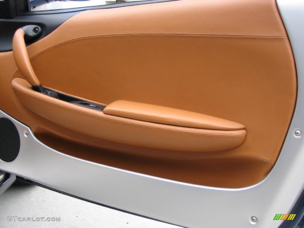 2004 Ferrari 360 Spider F1 Tan Door Panel Photo #39452926