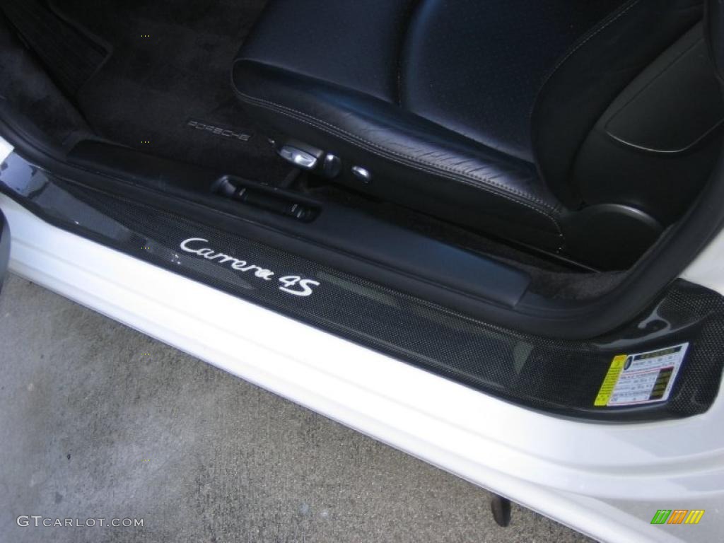 2008 911 Carrera 4S Coupe - Carrara White / Black photo #40