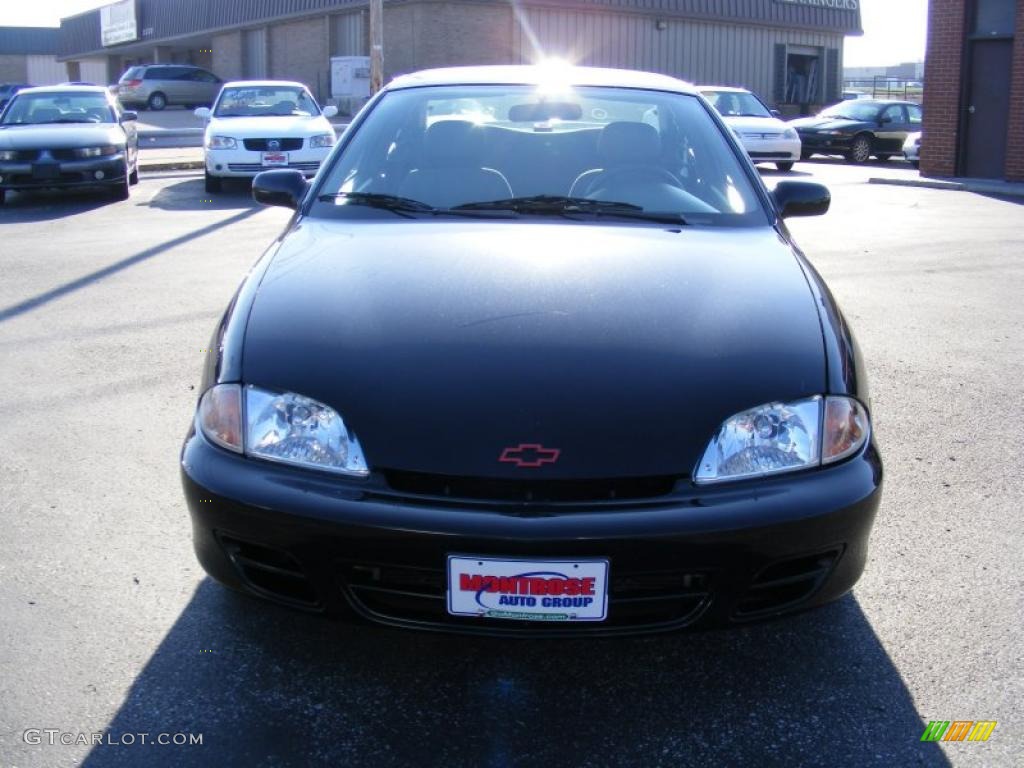 2002 Cavalier Coupe - Black / Graphite photo #8