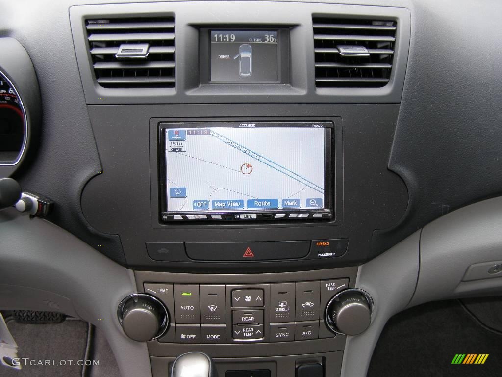 2008 Highlander Sport 4WD - Blue Streak Metallic / Ash Gray photo #10