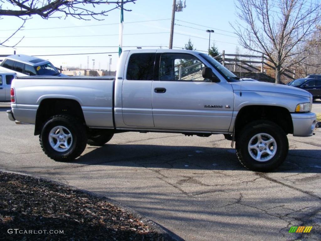 2001 Ram 1500 SLT Club Cab 4x4 - Bright Silver Metallic / Mist Gray photo #6