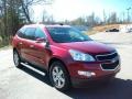 2011 Red Jewel Metallic Chevrolet Traverse LT AWD  photo #6