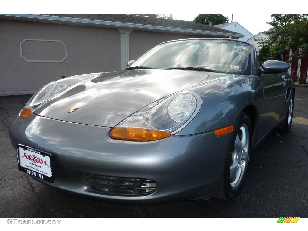 2002 Boxster  - Seal Grey Metallic / Black photo #10