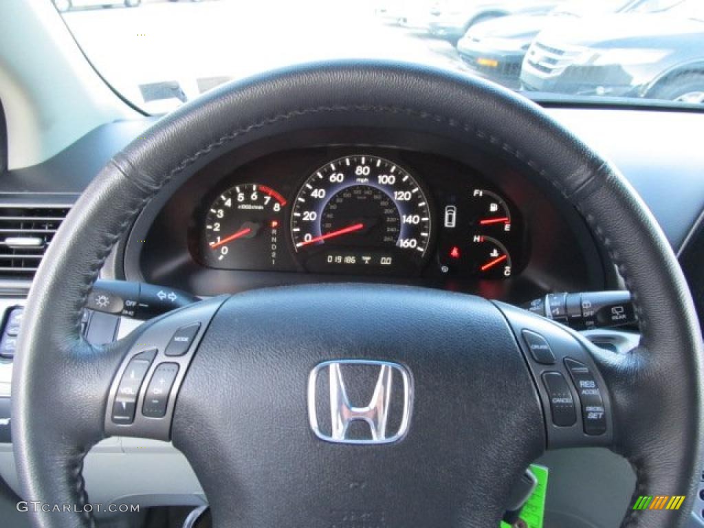 2009 Honda Odyssey EX-L Gray Steering Wheel Photo #39456550