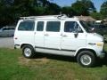 1990 White Chevrolet Chevy Van G10 Cargo  photo #2