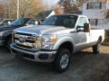 Ingot Silver Metallic 2011 Ford F250 Super Duty XLT Regular Cab 4x4
