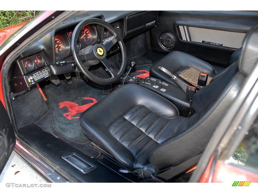 Black Interior 1983 Ferrari BB 512i Standard BB 512i Model Photo #39457535